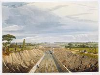 Train Crossing Chat Moss, Lancashire, 1831-Henry Pyall-Framed Giclee Print