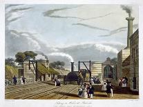 Train Crossing Chat Moss, Lancashire, 1831-Henry Pyall-Framed Giclee Print