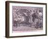 Henry Receives News of John's Treachery Ad 1189-Henry Marriott Paget-Framed Giclee Print