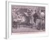 Henry Receives News of John's Treachery Ad 1189-Henry Marriott Paget-Framed Giclee Print