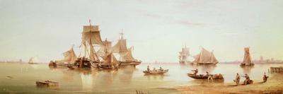 Sailing Ships Off the Coast at Tynemouth-Henry Redmore-Laminated Giclee Print