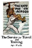 U.S. Navy WWI Recruitment Poster-Henry Reuterdahl-Giclee Print