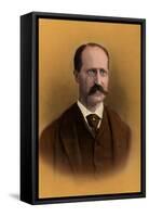 Henry Rowland, American Physicist-Science Source-Framed Stretched Canvas