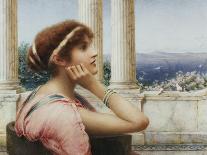 Two Women of Ancient Greece Filling their Water Jugs at a Fountain (Women of Corinth)-Henry Ryland-Giclee Print