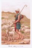 David Tending His Sheep-Henry Ryland-Giclee Print