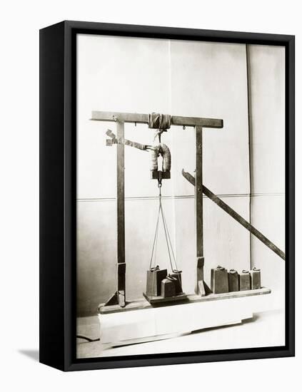 Henry's Electromagnetic Machine, 1831-Miriam and Ira Wallach-Framed Stretched Canvas