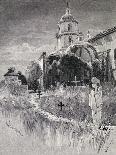 Fountain and Mission, Santa Barbara, California, from 'The Century Illustrated Monthly Magazine',…-Henry Sandham-Giclee Print