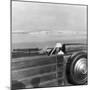 Henry Segrave Driving the Golden Arrow, Daytona Beach, Florida, USA, 1929-null-Mounted Photographic Print