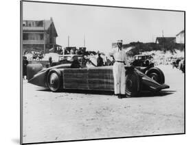 Henry Segrave with the Golden Arrow, Daytona Beach, Florida, USA, 1929-null-Mounted Photographic Print