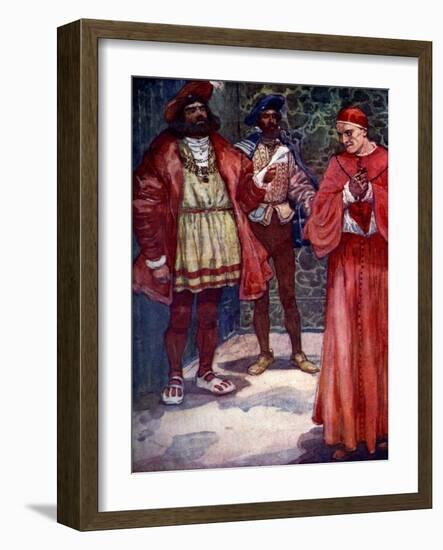 Henry Sent Wolsey Away from Court, C1529-AS Forrest-Framed Giclee Print