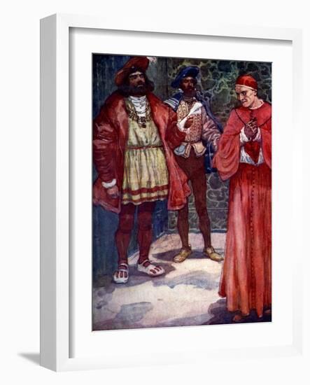 Henry Sent Wolsey Away from Court, C1529-AS Forrest-Framed Giclee Print