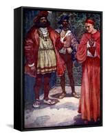 Henry Sent Wolsey Away from Court, C1529-AS Forrest-Framed Stretched Canvas