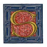 Initial Letter S-Henry Shaw-Giclee Print
