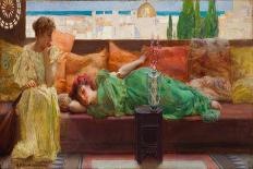 Repose (Oil on Panel)-Henry Siddons Mowbray-Giclee Print