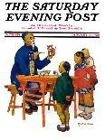 "Arab Vendor and Children," Saturday Evening Post Cover, September 21, 1929-Henry Soulen-Giclee Print