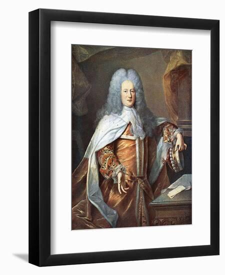 Henry St John Bolingbrok-Hyacinthe Rigaud-Framed Art Print