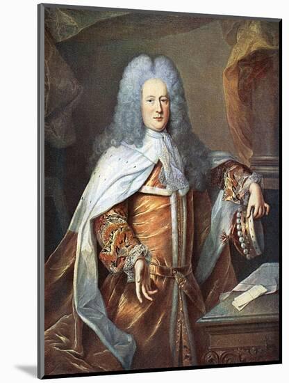 Henry St John Bolingbrok-Hyacinthe Rigaud-Mounted Art Print