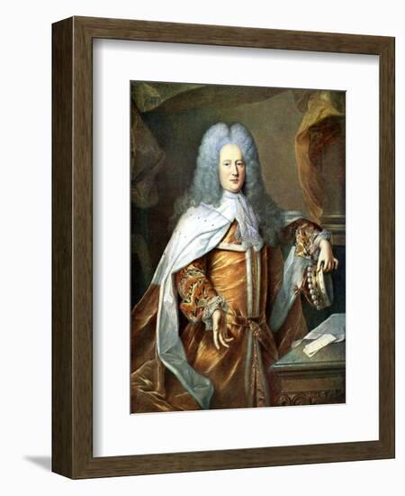 Henry St John, Viscount of Bolingbroke, English Politician and Philosopher, 18th Century-Hyacinthe Rigaud-Framed Giclee Print