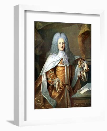 Henry St John, Viscount of Bolingbroke, English Politician and Philosopher, 18th Century-Hyacinthe Rigaud-Framed Giclee Print