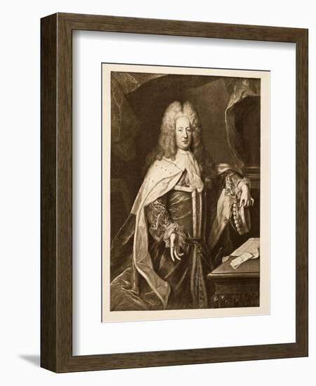 Henry St. John, Viscount of Bollingbroke, Pub. 1902-Hyacinthe Rigaud-Framed Giclee Print