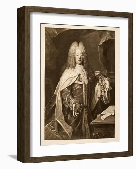 Henry St. John, Viscount of Bollingbroke, Pub. 1902-Hyacinthe Rigaud-Framed Giclee Print