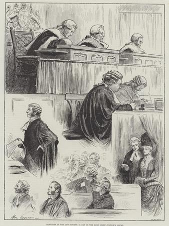 Sketches in the Law Courts, a Day in the Lord Chief Justice's Court