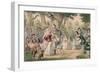 Henry the 8th and His Queen Out a Maying, 1850-John Leech-Framed Giclee Print