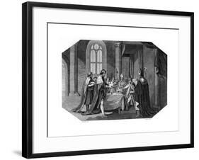 Henry the Young King Crowned-J. Saunders-Framed Giclee Print