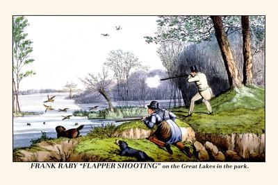 Frank Raby Flapper Shooting on the Great Lakes in the Park