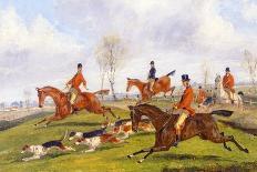 The Grand Leicestershire Steeplechase, March 12Th, 1829: the Field Becomes Select-Henry Thomas Alken-Giclee Print
