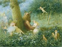 A Midsummer Night's Dream, 1895 (W/C with Bodycolour on Paper)-Henry Towneley Green-Stretched Canvas