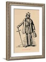 'Henry Tudor, Esq.',-John Leech-Framed Giclee Print