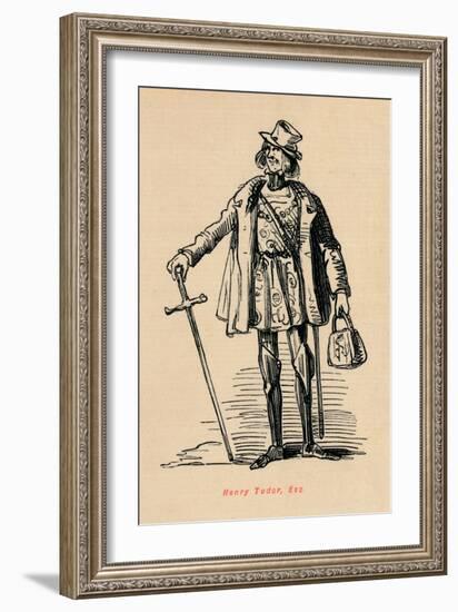 'Henry Tudor, Esq.',-John Leech-Framed Giclee Print