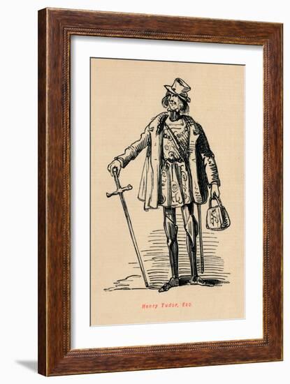 'Henry Tudor, Esq.',-John Leech-Framed Giclee Print