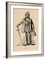 'Henry Tudor, Esq.',-John Leech-Framed Giclee Print