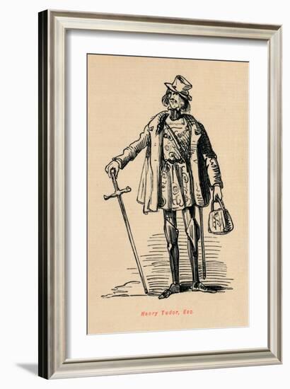 'Henry Tudor, Esq.',-John Leech-Framed Giclee Print