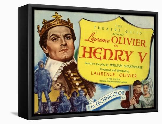 Henry V, 1944, Directed by Laurence Olivier-null-Framed Stretched Canvas