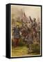 Henry V, Act IV Scene I: Henry V Victorious after the Battle of Agincourt-Joseph Kronheim-Framed Stretched Canvas