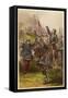 Henry V, Act IV Scene I: Henry V Victorious after the Battle of Agincourt-Joseph Kronheim-Framed Stretched Canvas