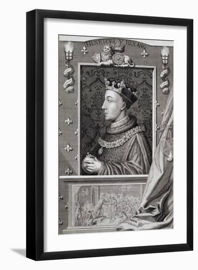 Henry V, after a Painting in Kensington Palace-George Vertue-Framed Giclee Print