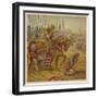 Henry V and His Troops Pray for Victory Over the French Before the Battle of Agincourt-Joseph Kronheim-Framed Photographic Print