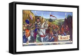 Henry V Film Poster-null-Framed Stretched Canvas