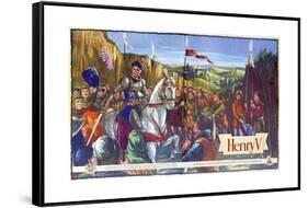 Henry V Film Poster-null-Framed Stretched Canvas