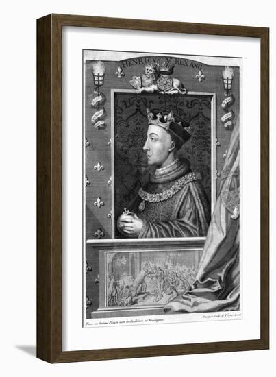 Henry V, King of England-George Vertue-Framed Giclee Print