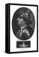 Henry V, King of England-J Chapman-Framed Stretched Canvas