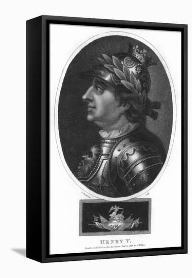 Henry V, King of England-J Chapman-Framed Stretched Canvas