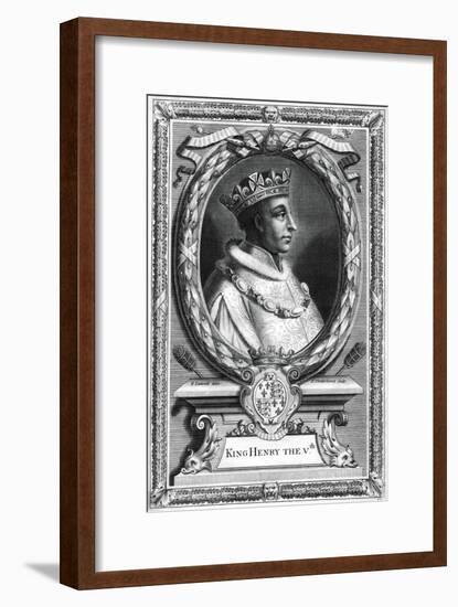 Henry V, King of England-P Vanderbanck-Framed Giclee Print