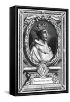 Henry V, King of England-P Vanderbanck-Framed Stretched Canvas