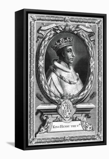 Henry V, King of England-P Vanderbanck-Framed Stretched Canvas