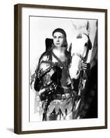 Henry V, Laurence Olivier, 1944, with Horse-null-Framed Photo